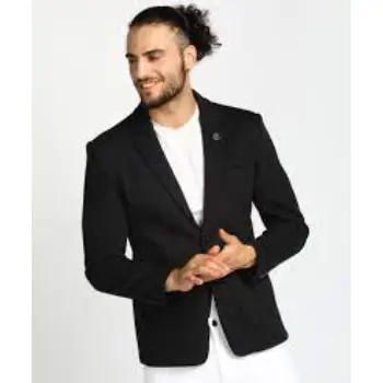 Fort Collins Solid Single Breasted Casual Men Blazer  